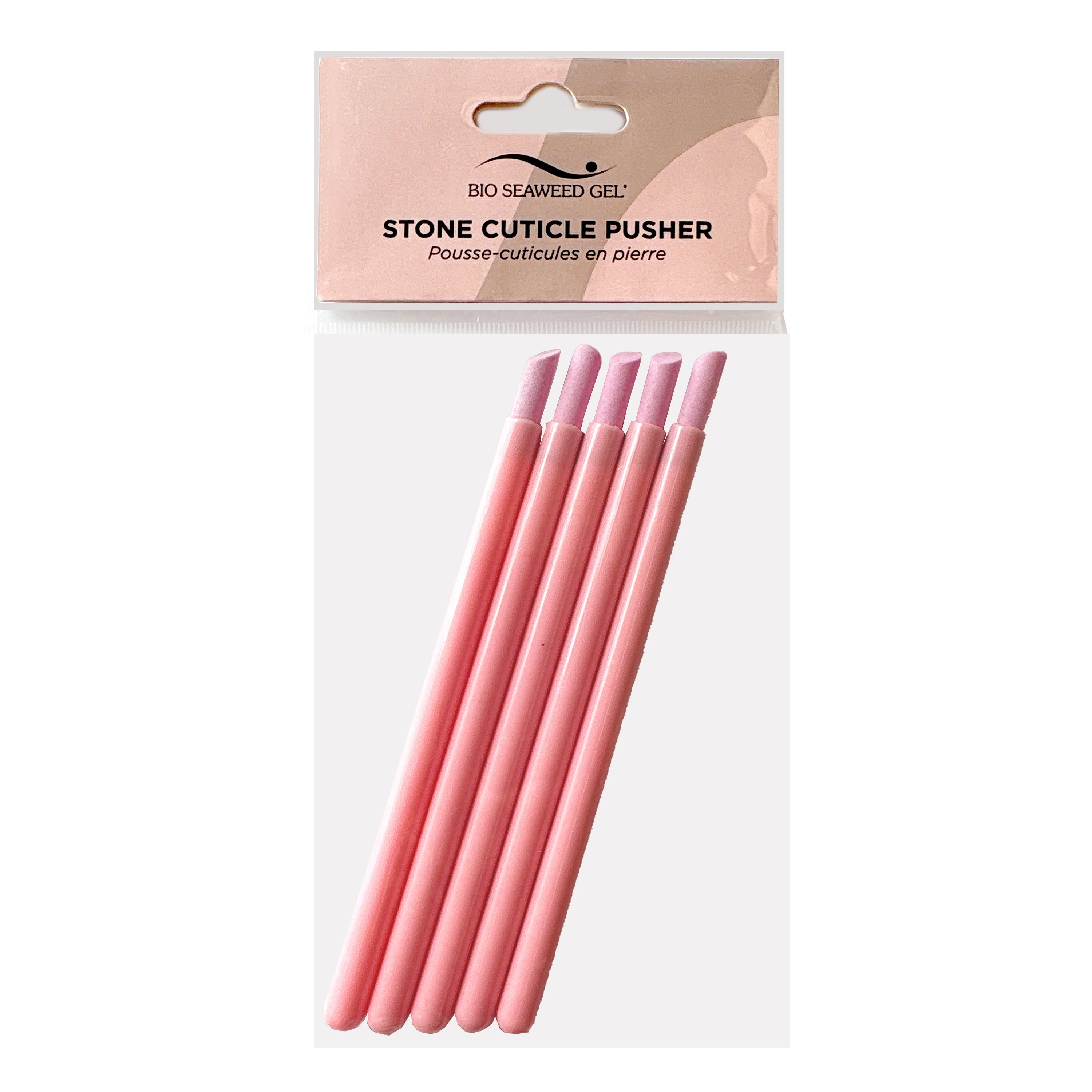 Stone Cuticle Pusher - Bio Seaweed Gel USA