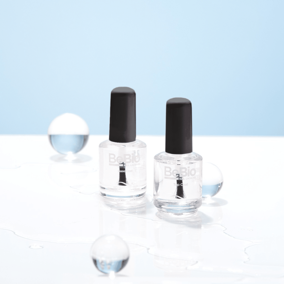 BeBio Nail Lacquer Base or Top - Bio Seaweed Gel USA