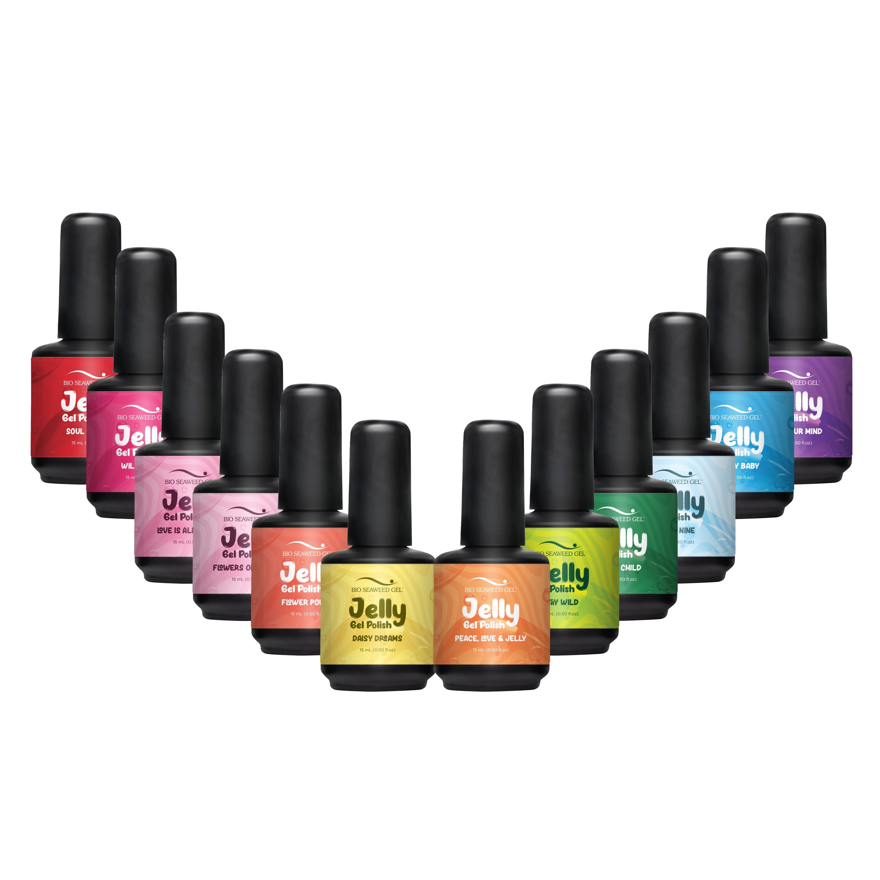 Flowers On My Mind Collection J01 - J12 - Bio Seaweed Gel USA