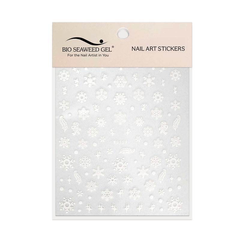 Holiday Nail Art Stickers - Bio Seaweed Gel USA